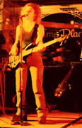 Playing Bass at Harry's Place